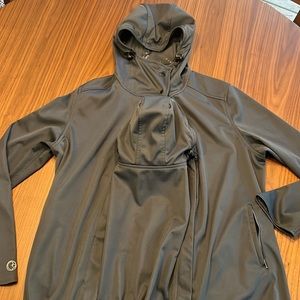 Mamalila baby wearing soft shell jacket.